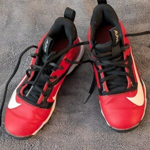 Nike Kids Red and Black Athletic Sneakers